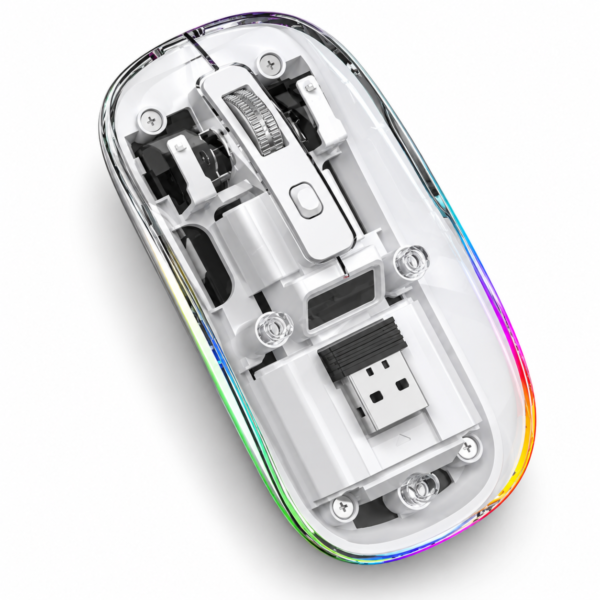 Kakusiga KSC-874 4D Dual Mode Wireless Mouse – White